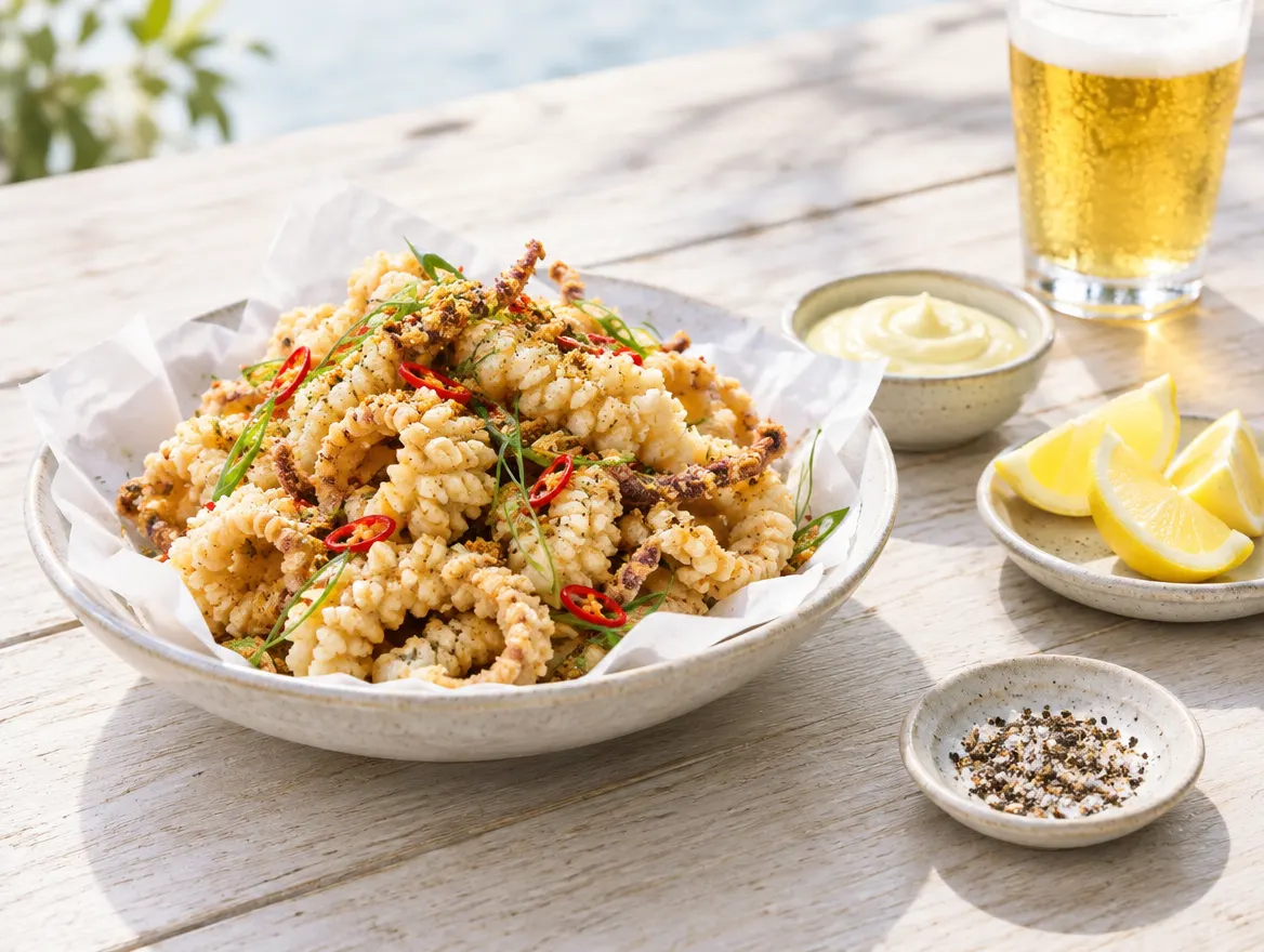 Salt and pepper squid