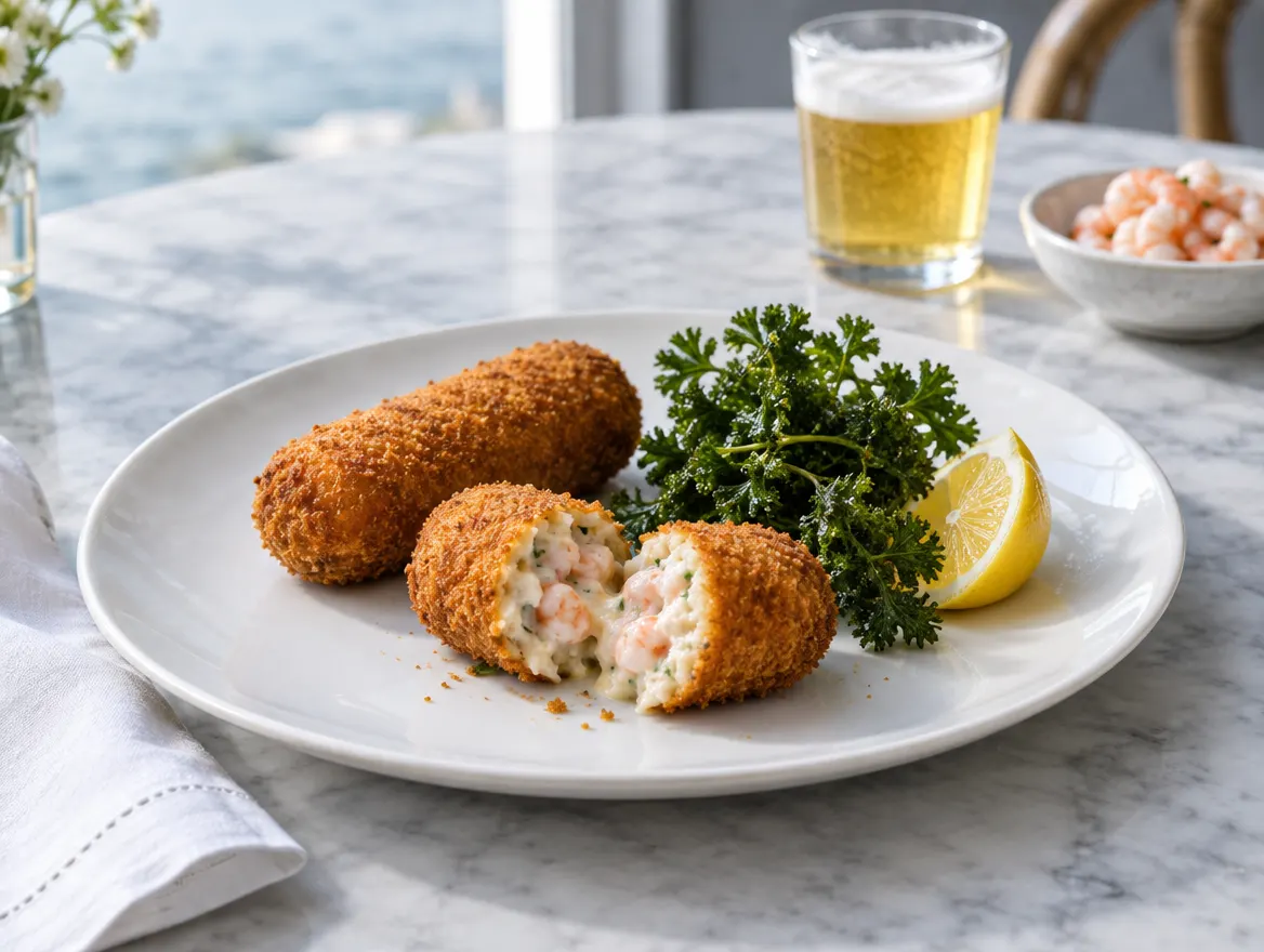 Croquettes aux crevettes grises