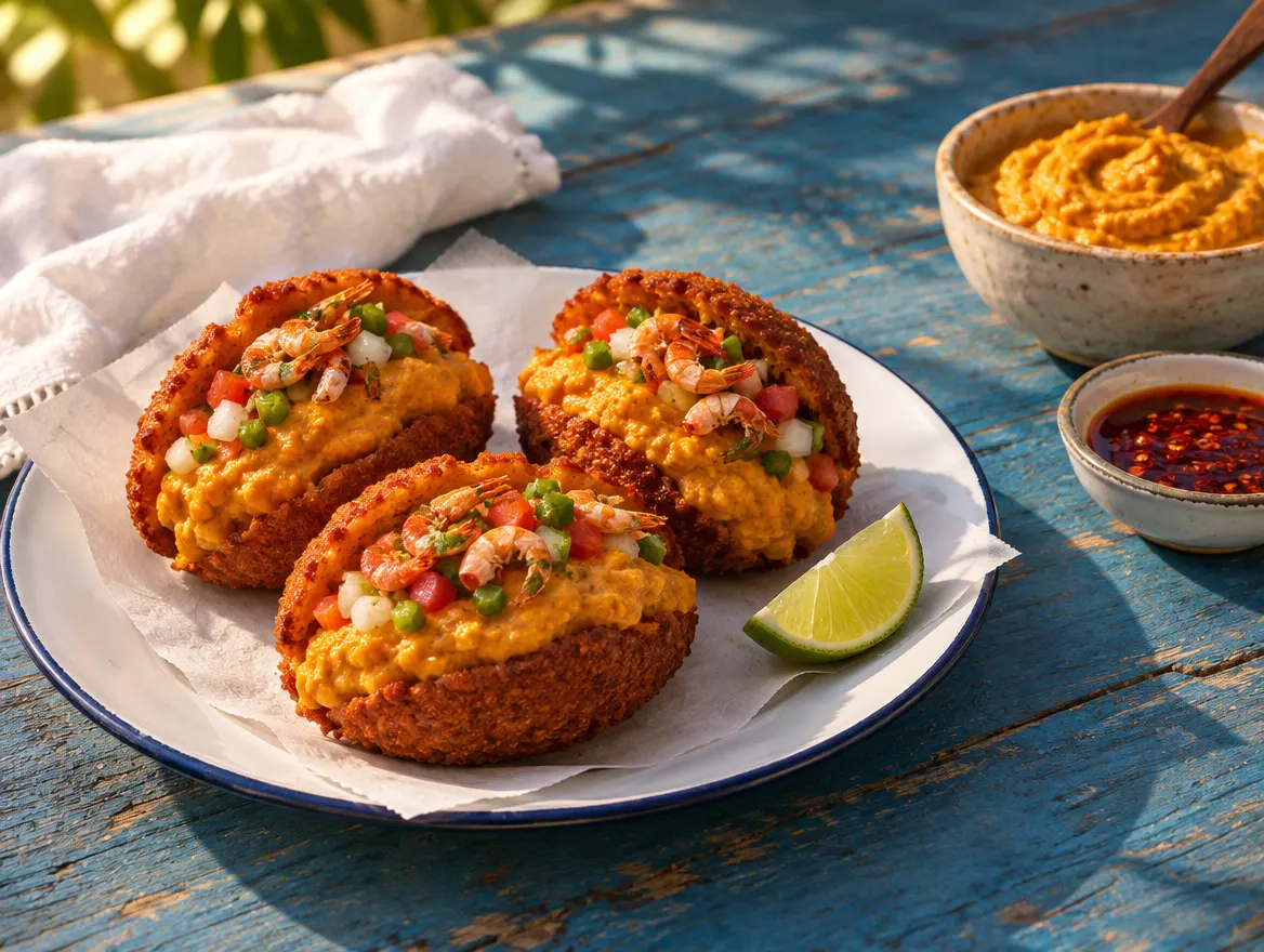 Acarajé com vatapá
