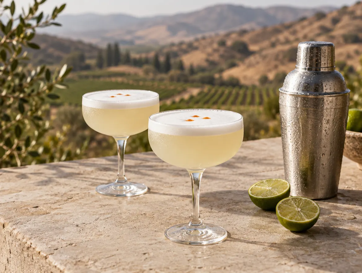 Pisco sour chileno