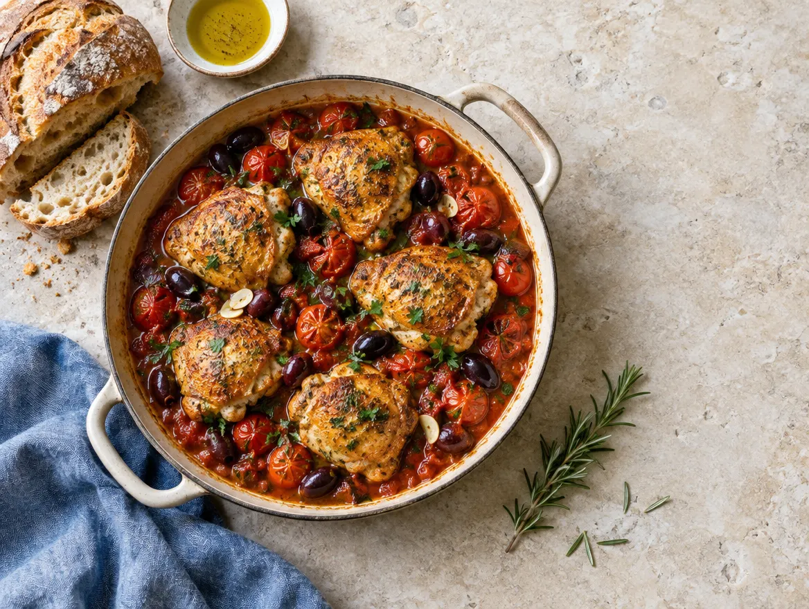 Poulet à la provençale