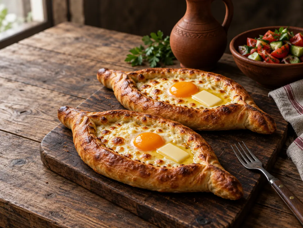 Adjaruli khachapuri