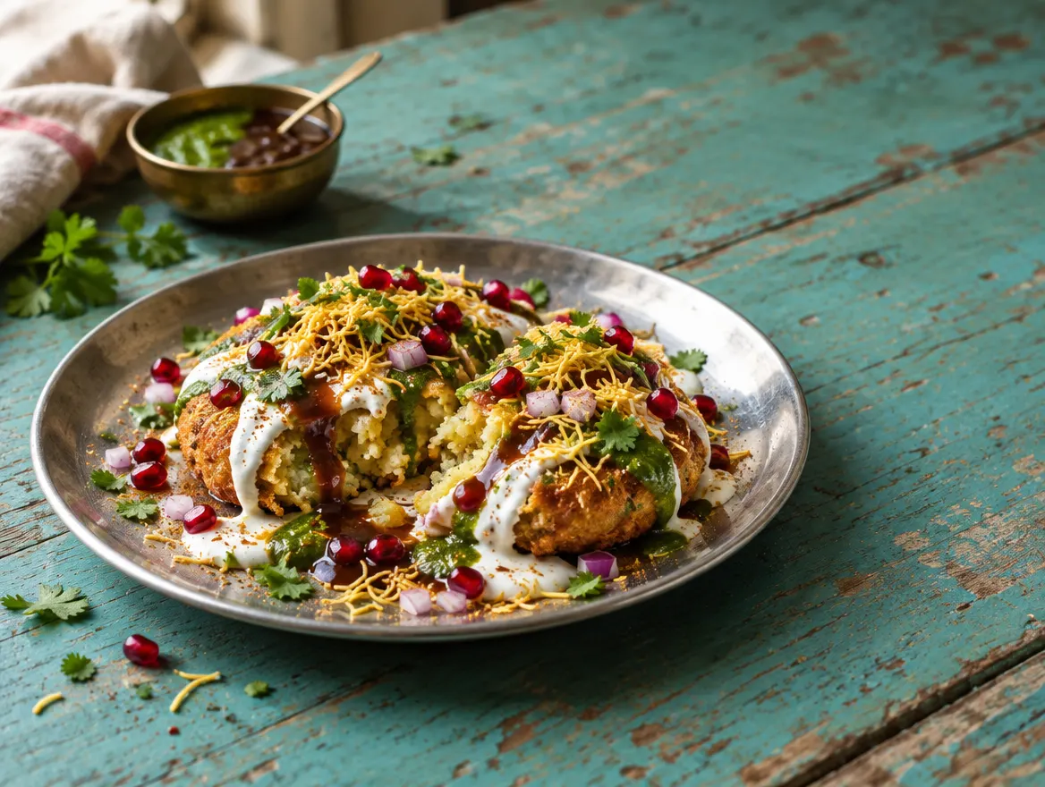 Aloo tikki chaat