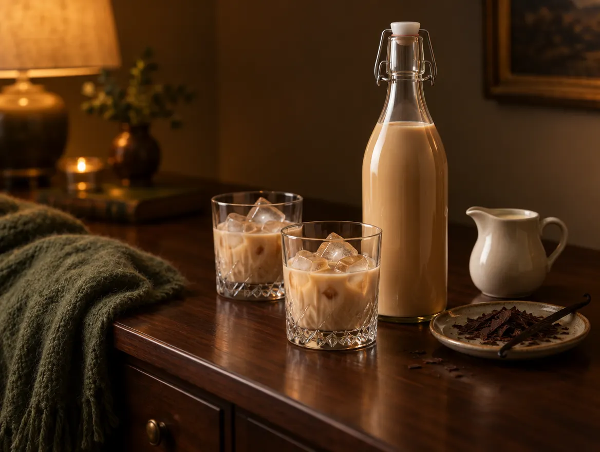 Homemade Irish cream liqueur
