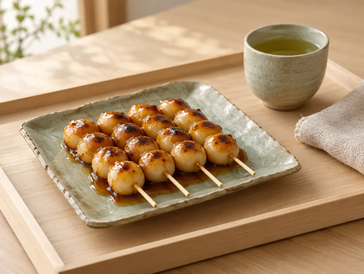 Mitarashi dango