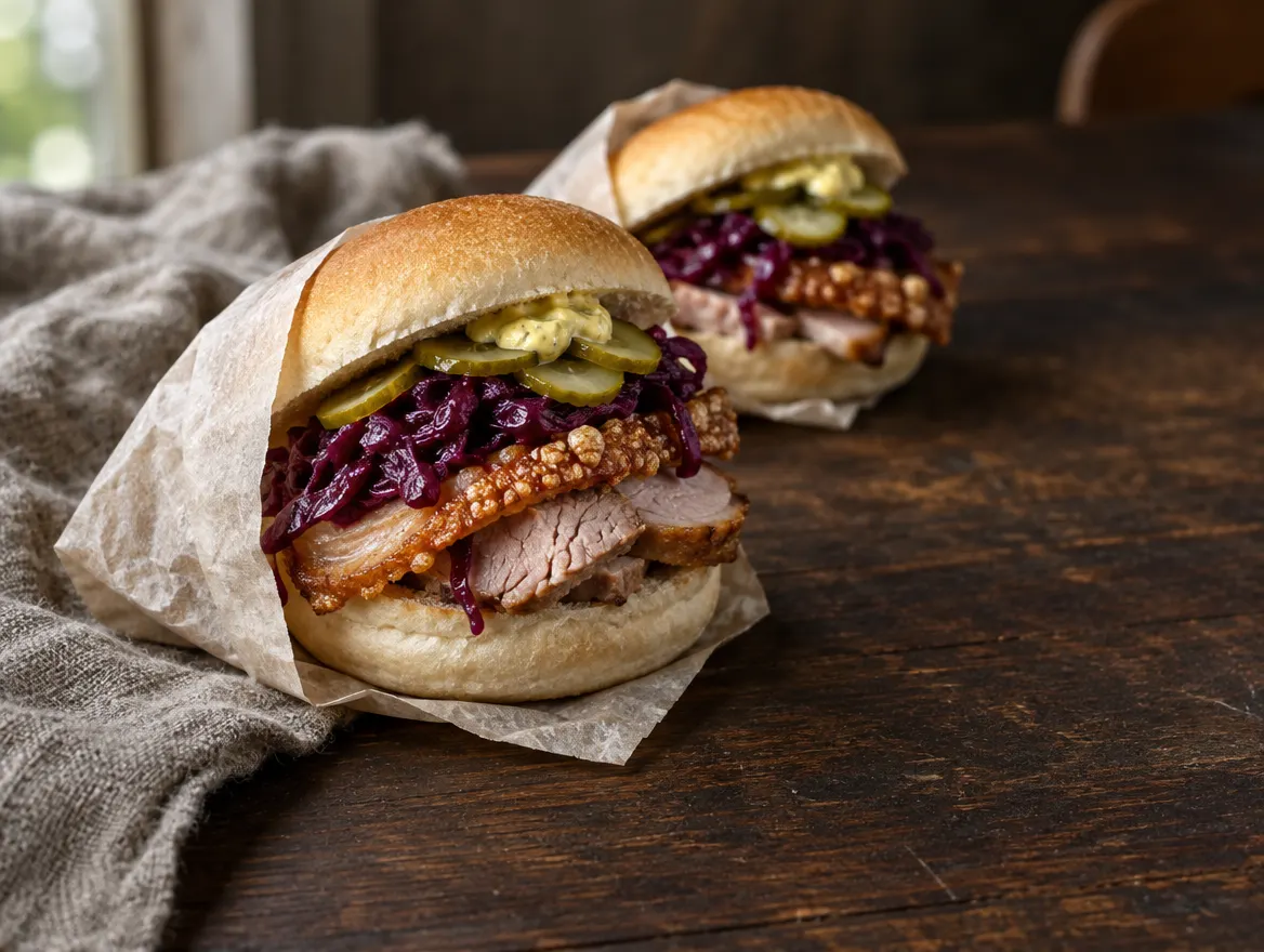 Flæskestegssandwich