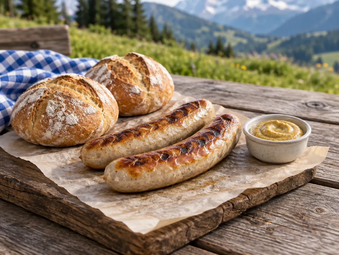 Bratwurst mit Bürli