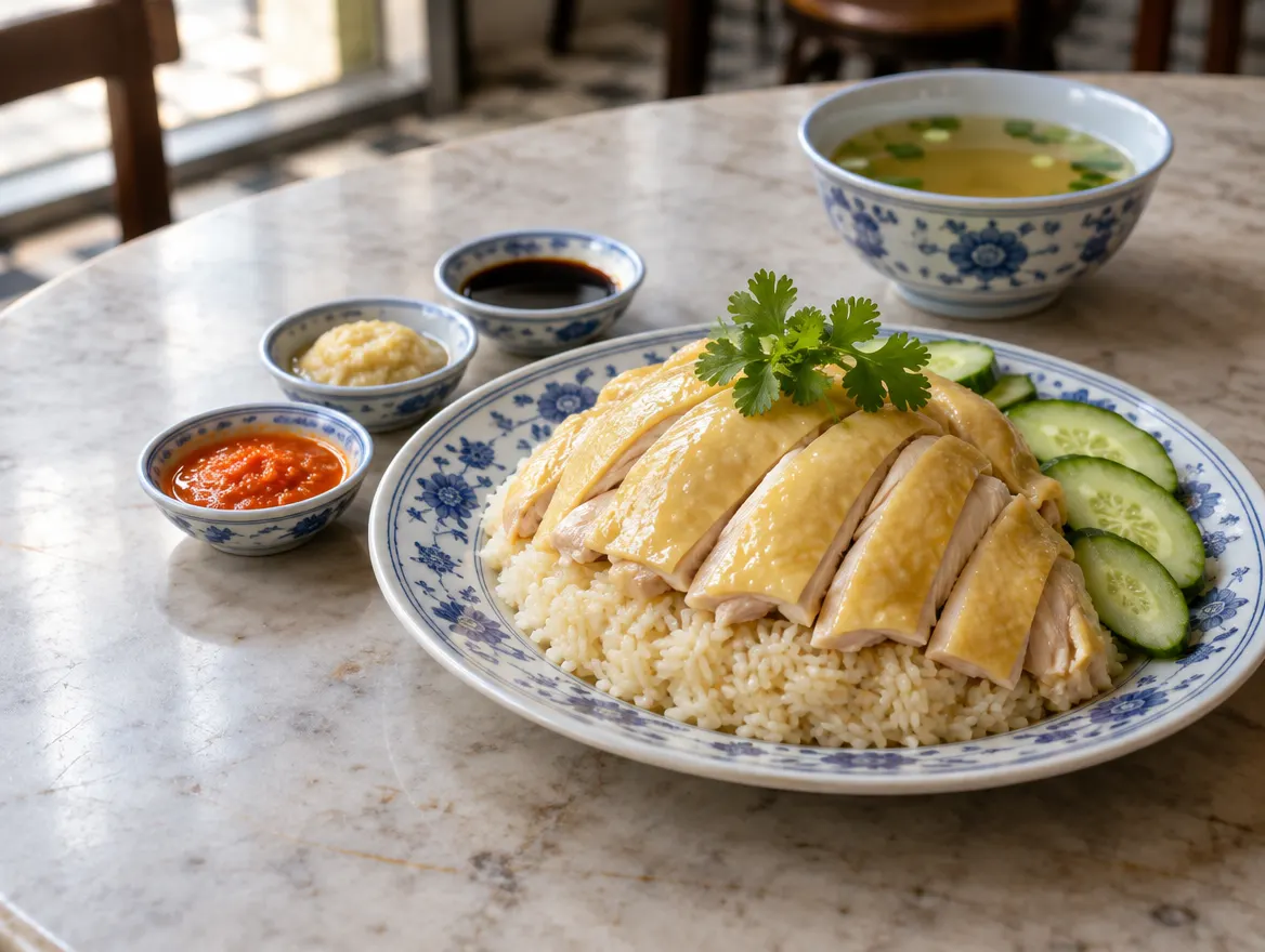 Nasi ayam Hainan