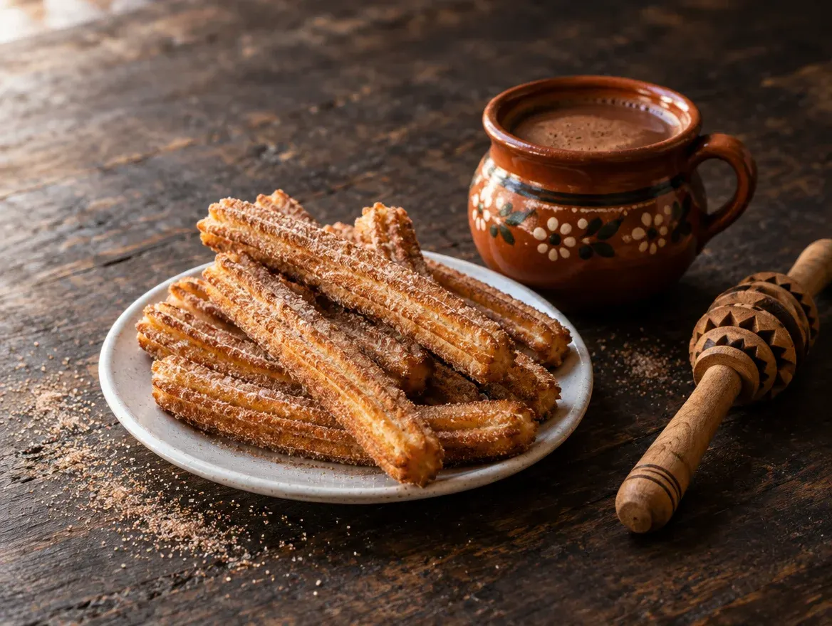 Churros con chocolate