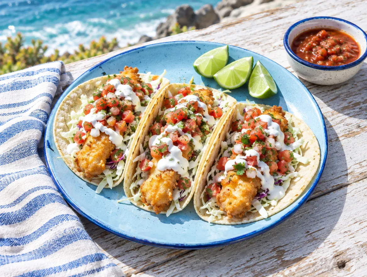 Tacos de pescado estilo Baja