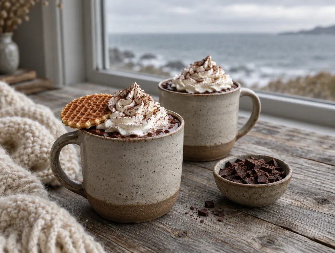 Warme chocolademelk