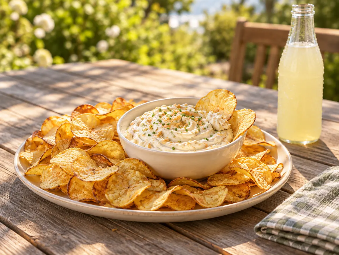 Kiwi onion dip