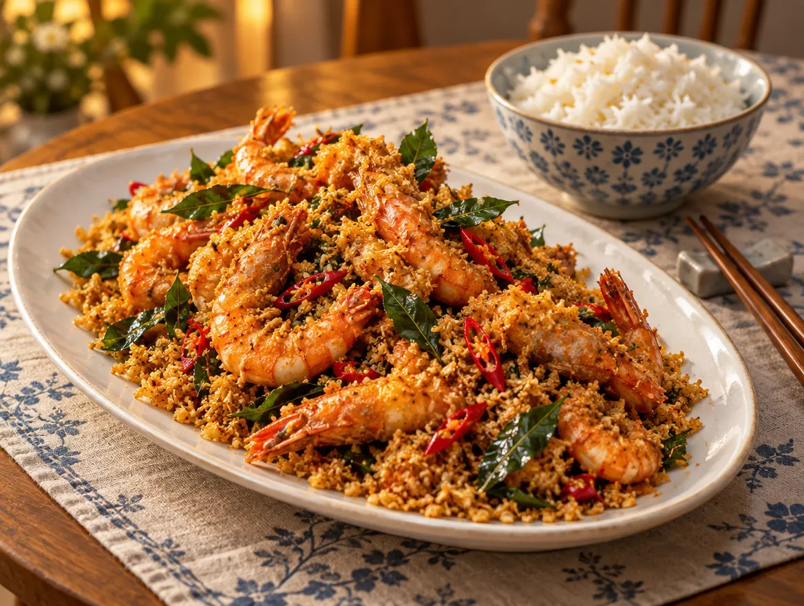 Cereal prawns