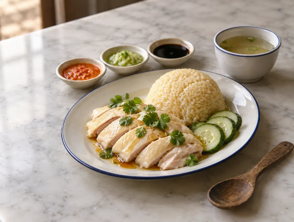 Hainanese chicken rice