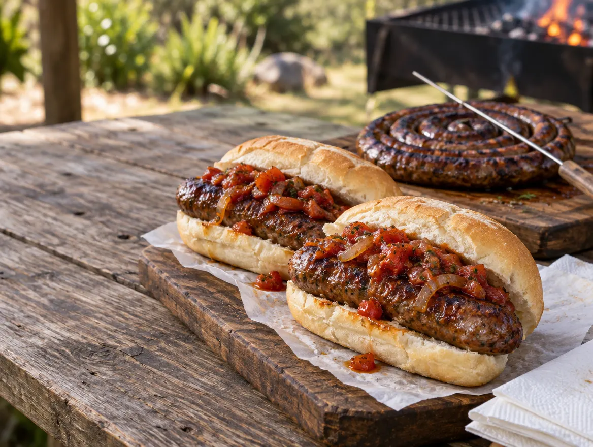 Boerewors roll