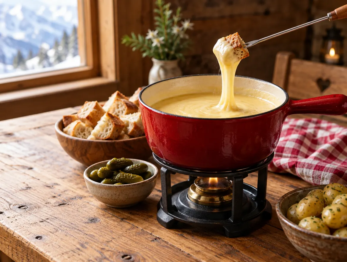Fondue moitié moitié