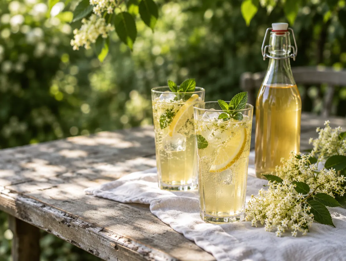Holunderblütensirup