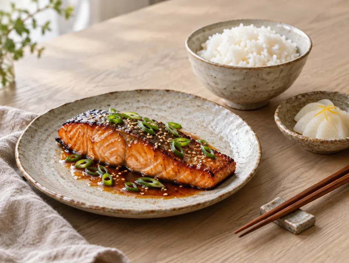 Teriyaki salmon