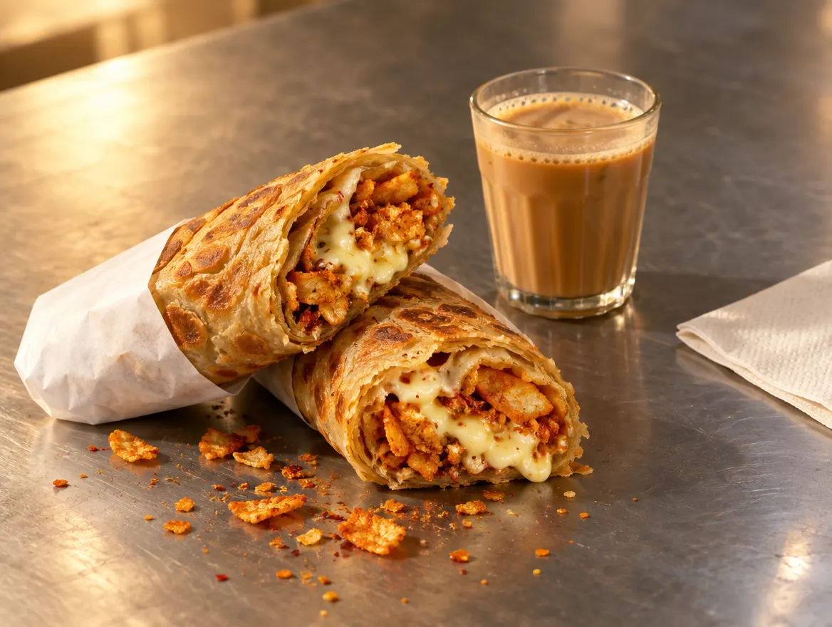 Chips paratha