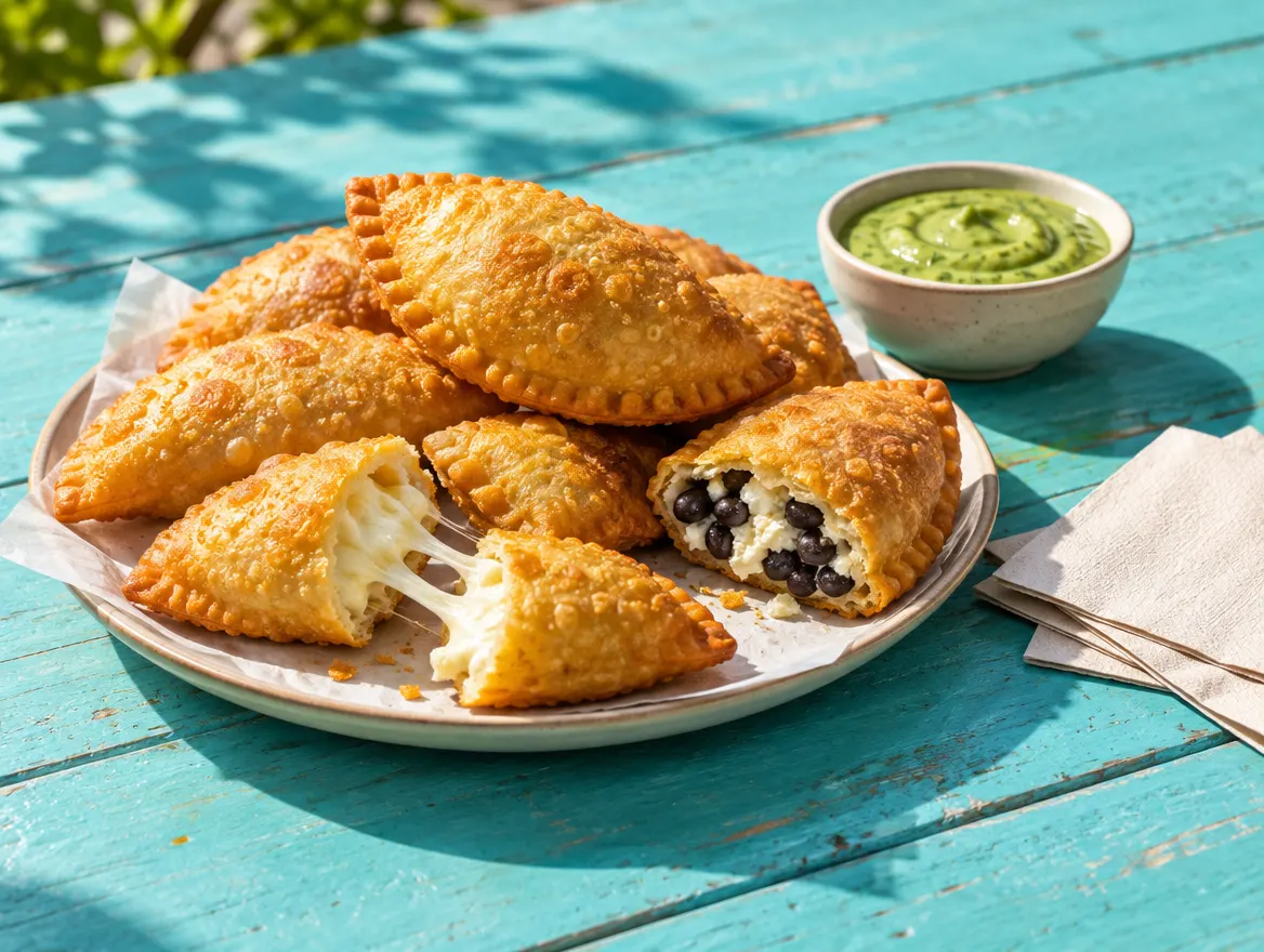Empanadas de queso y dominó